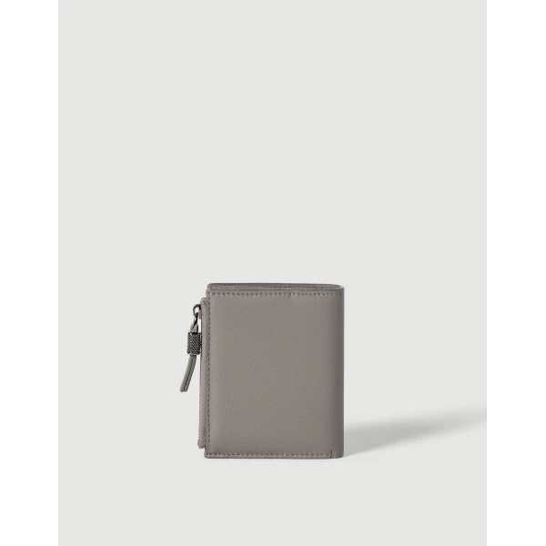 Brunello Cucinelli Wallet in Stone Grey, view 2 | Wallets & Purses | Luxury Shoes 