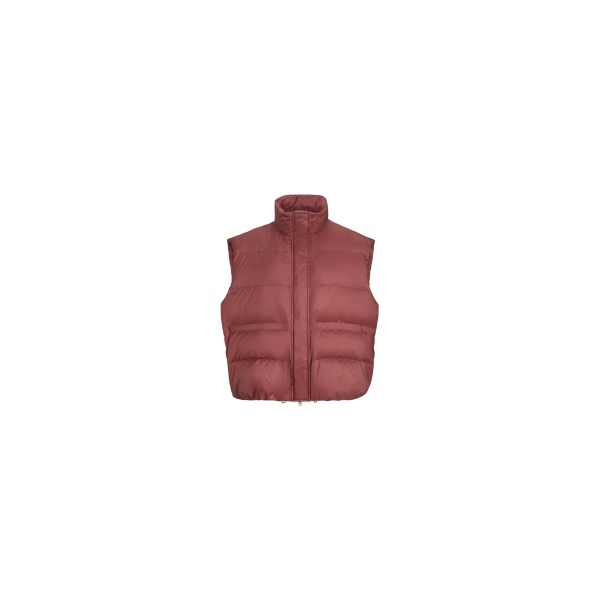 Brunello Cucinelli Water-resistant down vest in Ruby