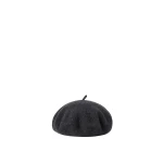 Brunello Cucinelli Wool beret in Lignite Grey | Hats | Luxury Shoes 