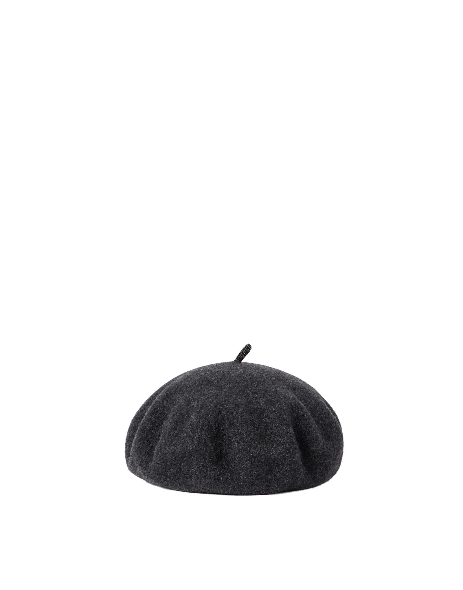 Brunello Cucinelli Wool beret in Lignite Grey Brunello Cucinelli Wool beret in Lignite Grey | Hats | Luxury Shoes