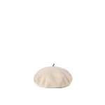 Brunello Cucinelli Wool beret in Pearl | Hats | Luxury Shoes 