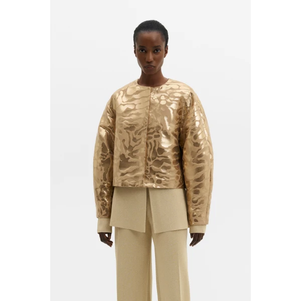 By Malina Abigail Jacket in Savannah Metallic, view 2