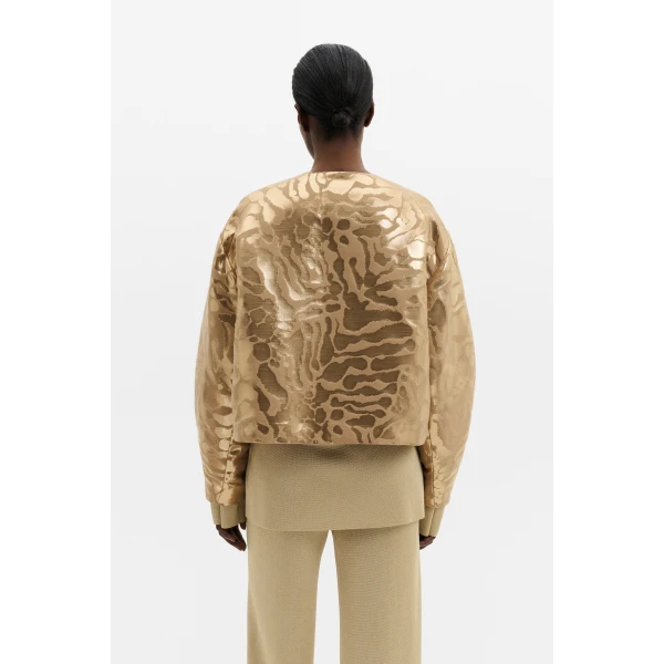 By Malina Abigail Jacket in Savannah Metallic, view 4