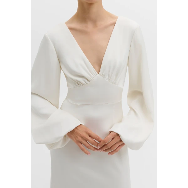 By Malina Addie Gown in Cream, view 4