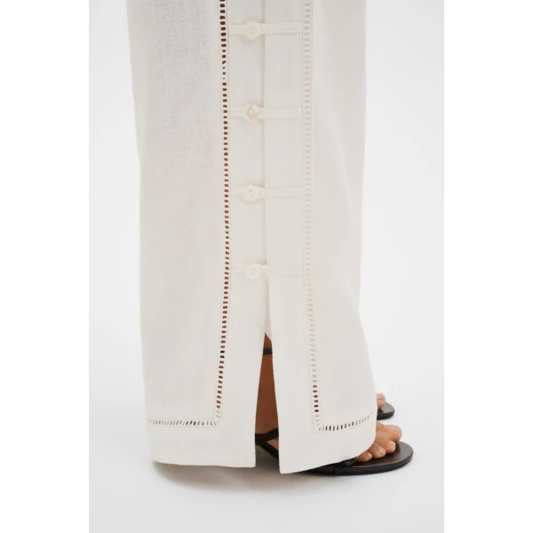 By Malina Alessandra Pants in White, view 5
