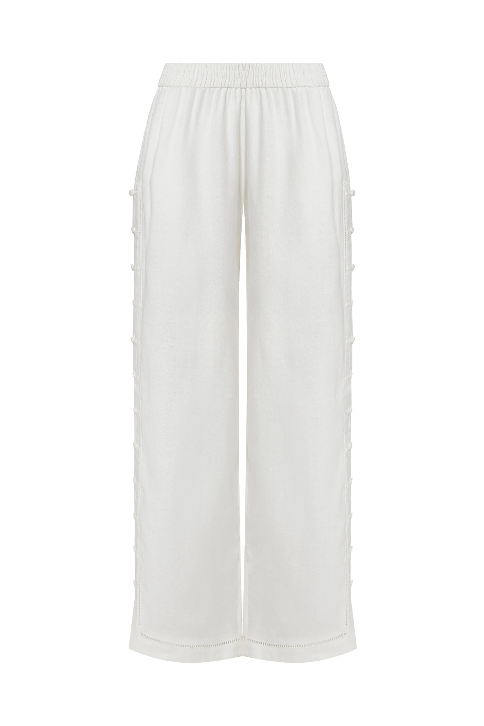 By Malina Alessandra Pants in White By Malina Alessandra Pants in White