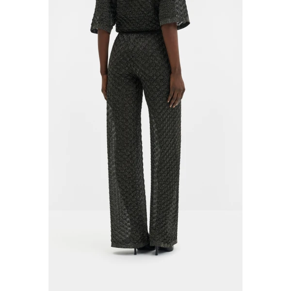 By Malina Alissa Pants in Black Metallic, view 4