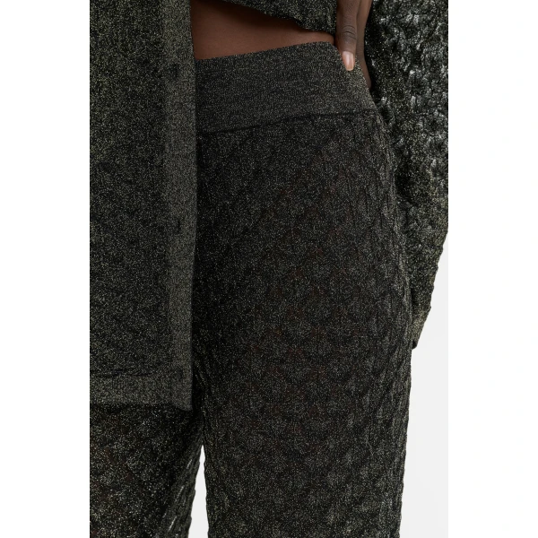 By Malina Alissa Pants in Black Metallic, view 5