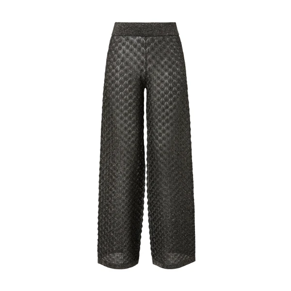 By Malina Alissa Pants in Black Metallic
