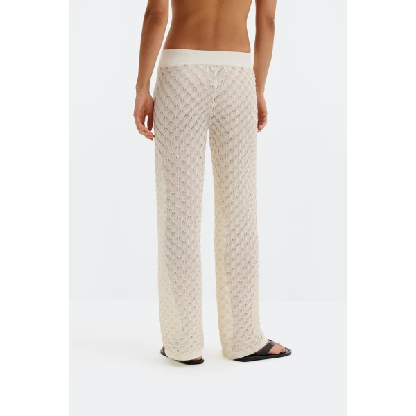 By Malina Alissa Pants in Cream, view 4