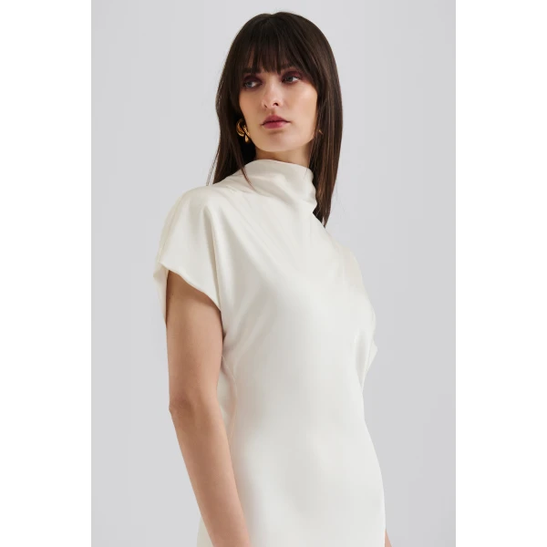 By Malina Alivia Gown in Cream, view 4