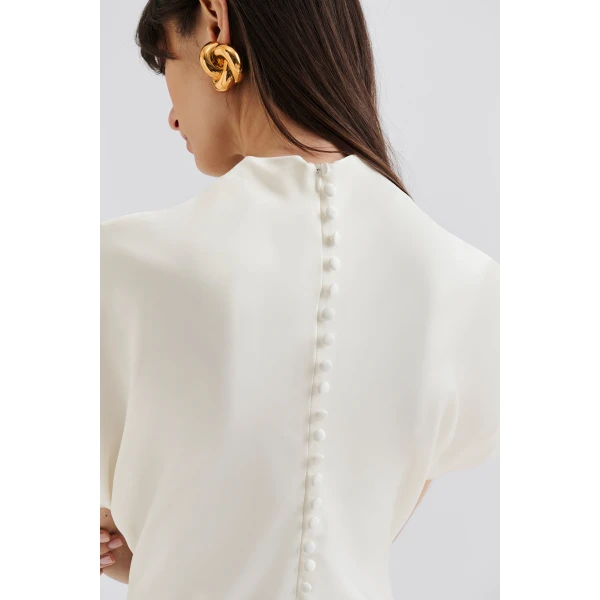 By Malina Alivia Gown in Cream, view 5