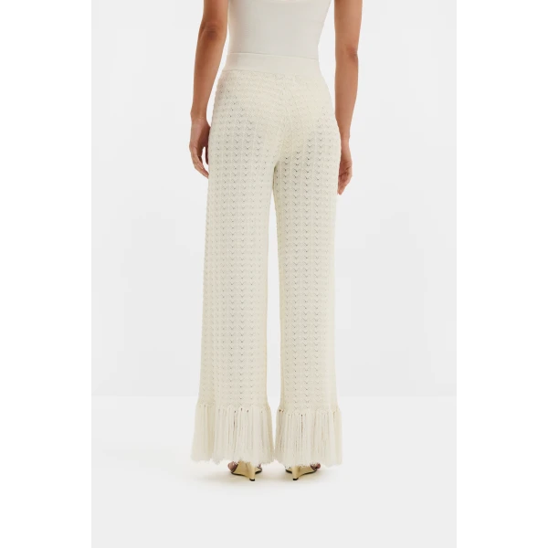 By Malina Alycia Pants in White, view 4