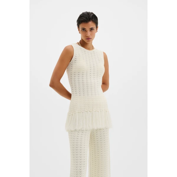 By Malina Amal Top in White, view 2