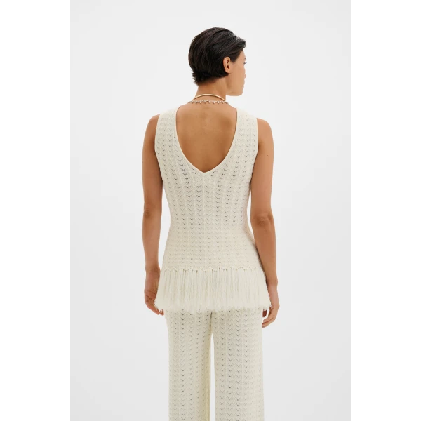 By Malina Amal Top in White, view 4