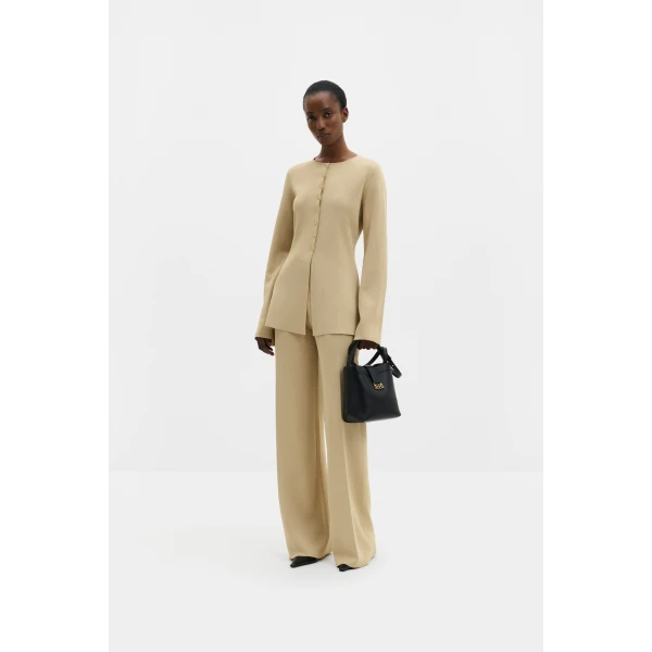 By Malina Ammie Pants in Pale Gold, view 2