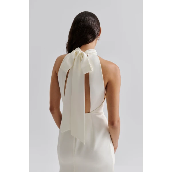 By Malina Angeline Gown in Cream, view 4