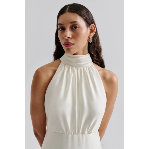 By Malina Angeline Gown in Cream, view 5