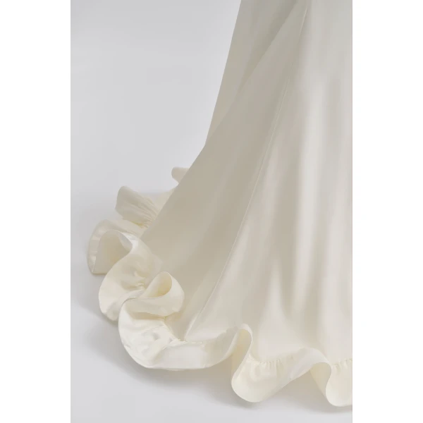 By Malina Angeline Gown in Cream, view 6