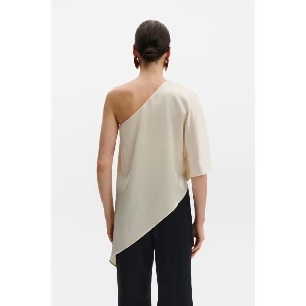 By Malina Aria Blouse in Pearl, view 4