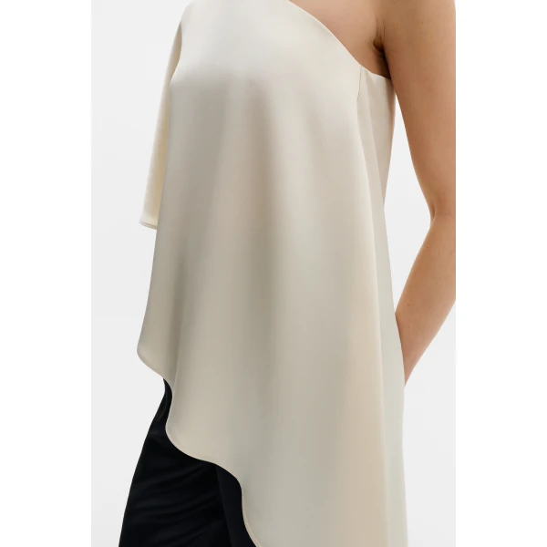 By Malina Aria Blouse in Pearl, view 5