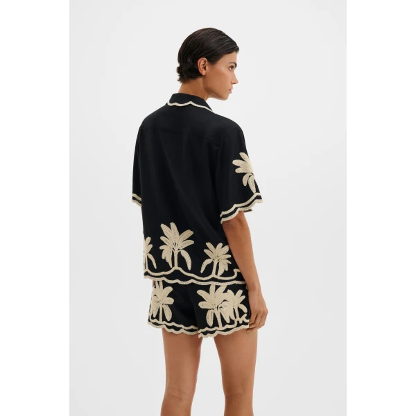 By Malina Armida Shirt in Black, view 4