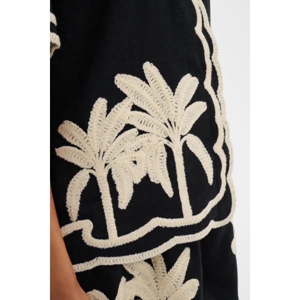 By Malina Armida Shirt in Black, view 5