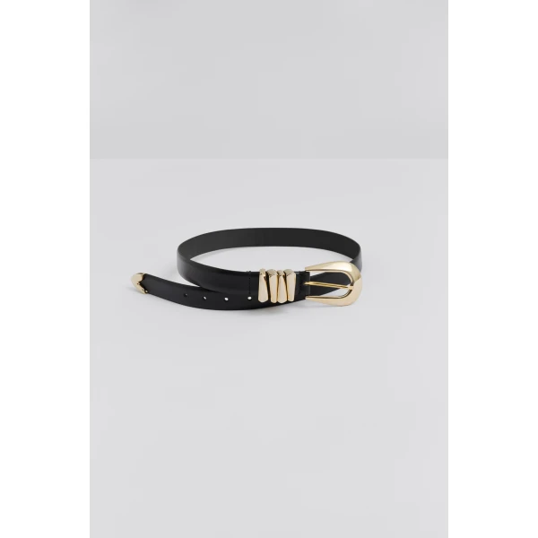 By Malina Azelia Belt in Black, view 4