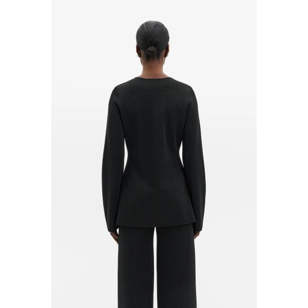 By Malina Azra Cardigan in Black, view 4