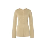 By Malina Azra Cardigan in Pale Gold
