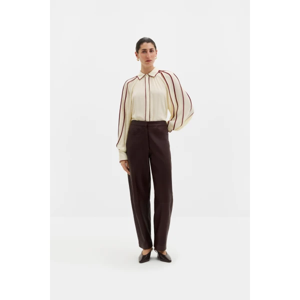 By Malina Bea Blouse in Pearl, view 3