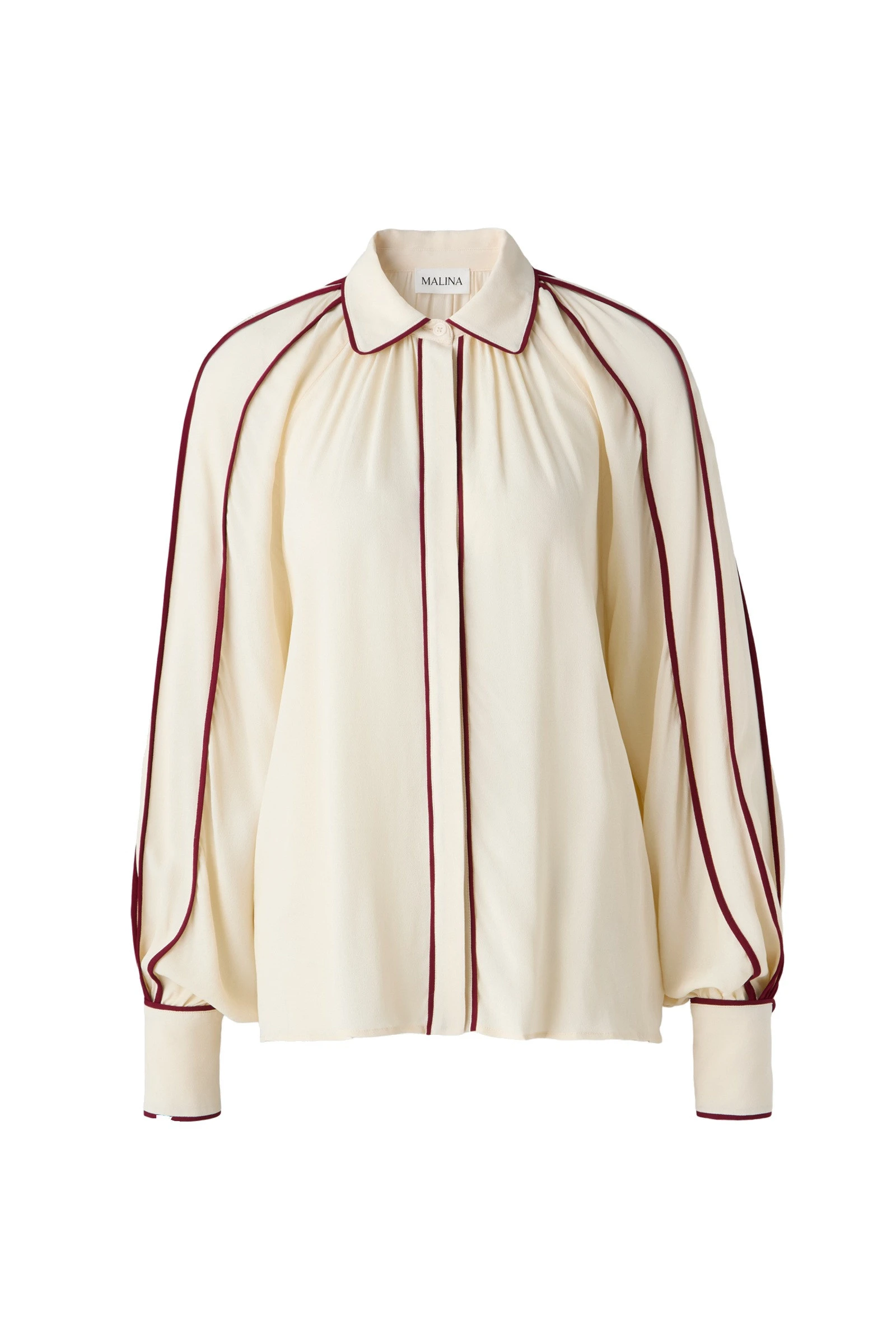 By Malina Bea Blouse in Pearl By Malina Bea Blouse in Pearl