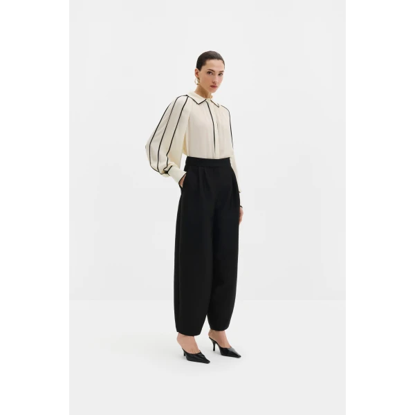 By Malina Bea Blouse in Vanilla, view 3
