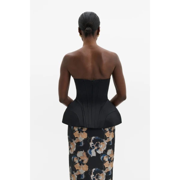 By Malina Bellina Top in Black, view 4