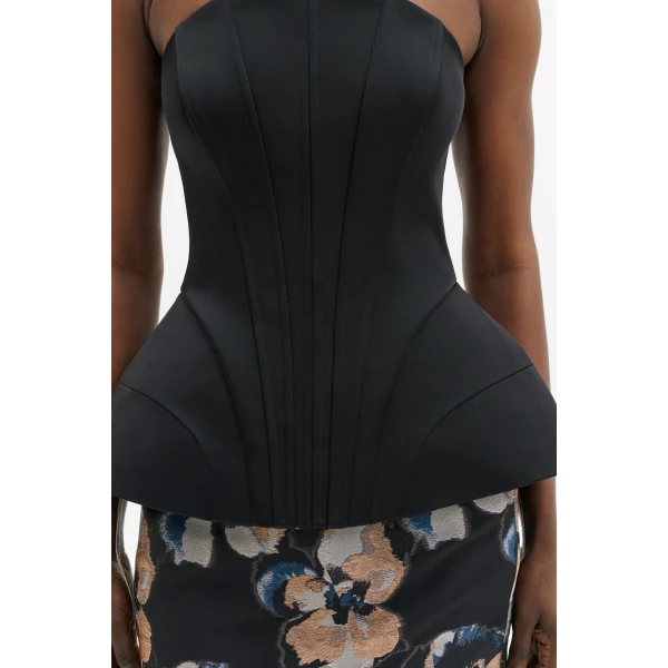 By Malina Bellina Top in Black, view 5