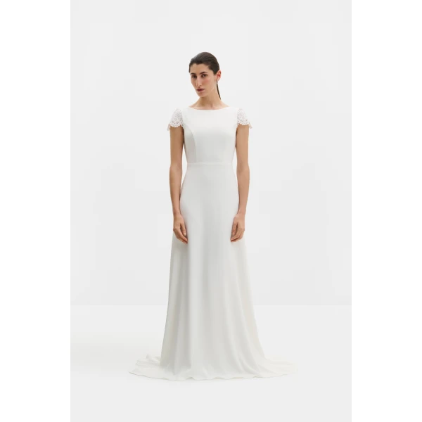 By Malina Blanca Gown in Ivory, view 2