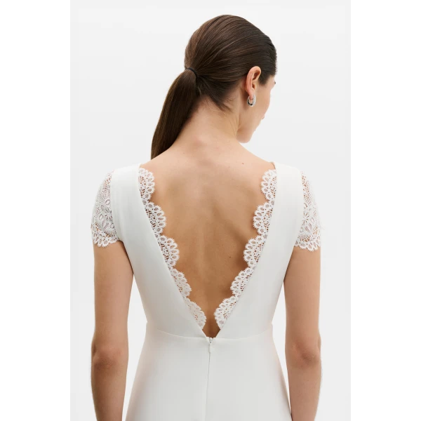 By Malina Blanca Gown in Ivory, view 4