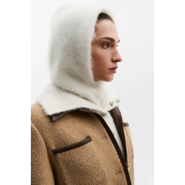 By Malina Brielle Balaclava in Pearl, view 2