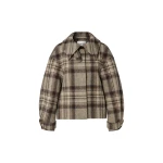 By Malina Callie Jacket in Steel Checks