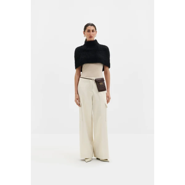 By Malina Candice Cape in Black, view 3