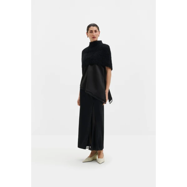 By Malina Candice Cape in Black, view 4