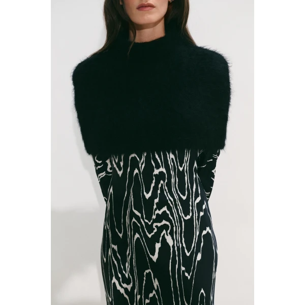 By Malina Candice Cape in Black, view 5