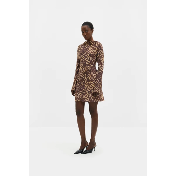 By Malina Cezanne Mini Dress in Savannah, view 3