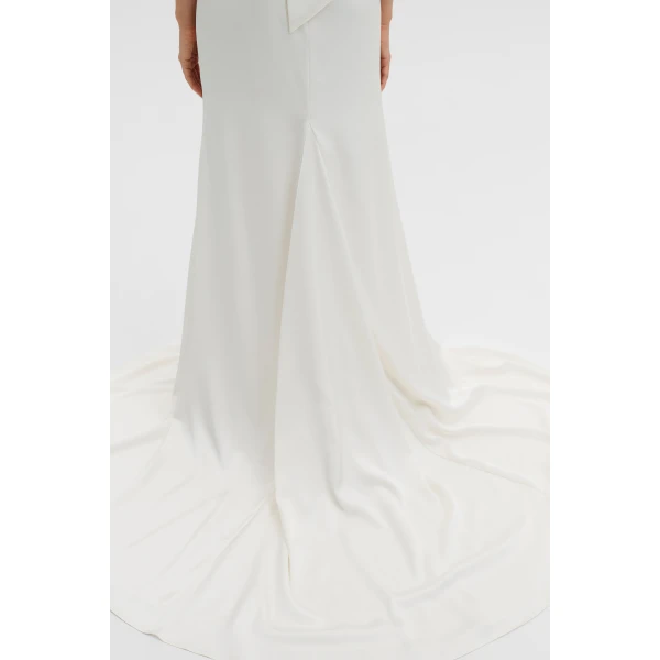 By Malina Chloe Gown in Cream, view 5