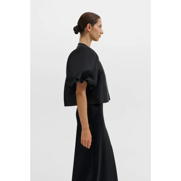 By Malina Cleo Blouse in Black, view 5