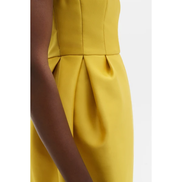 By Malina Debra Mini Dress in Mango, view 5