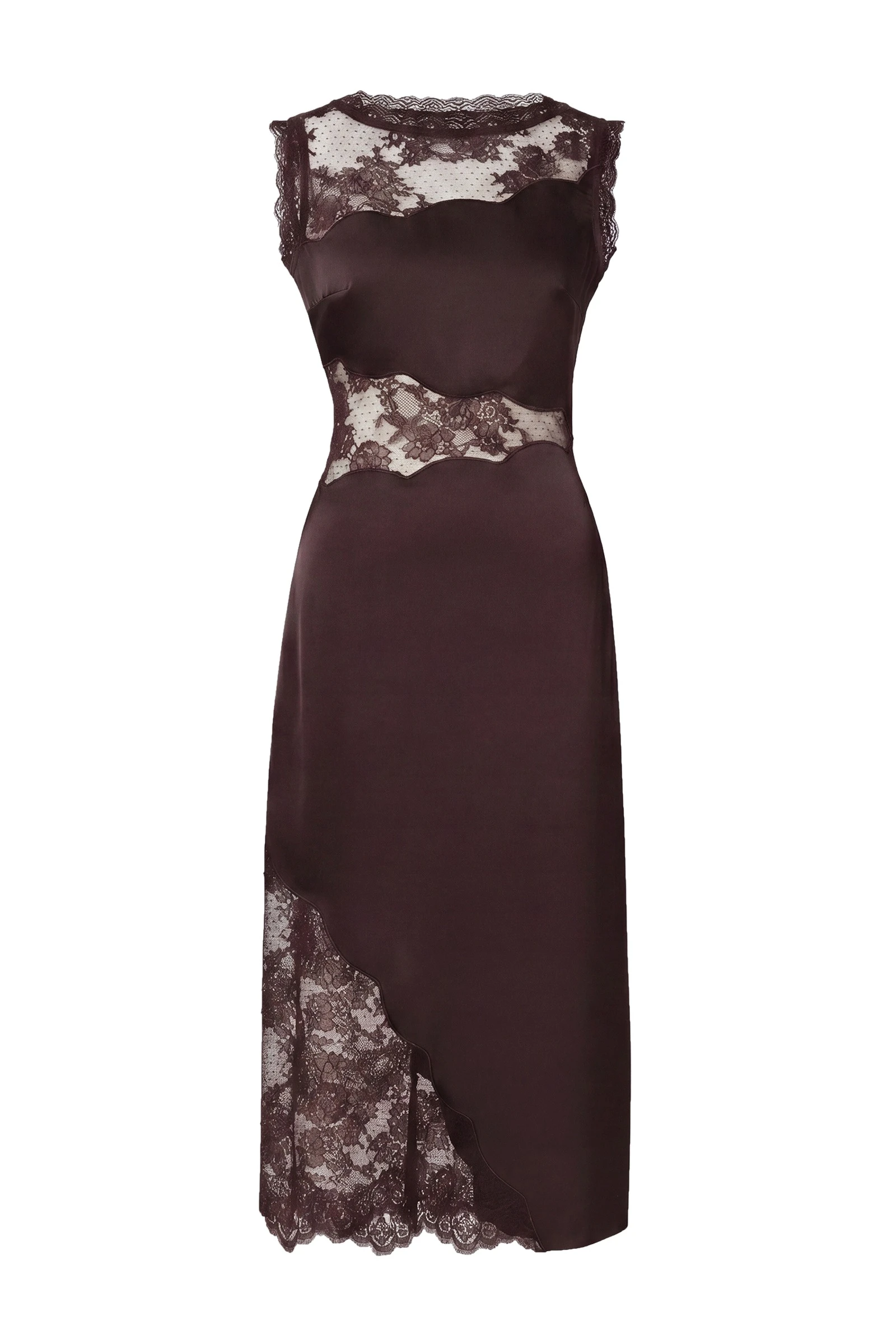 By Malina Desire Midi Dress in Espresso By Malina Desire Midi Dress in Espresso