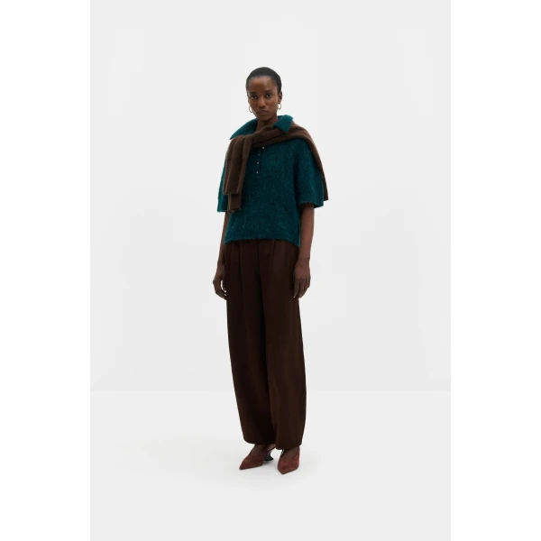 By Malina Eileen Top in Teal, view 3