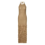By Malina Elissa Maxi Dress in Sand