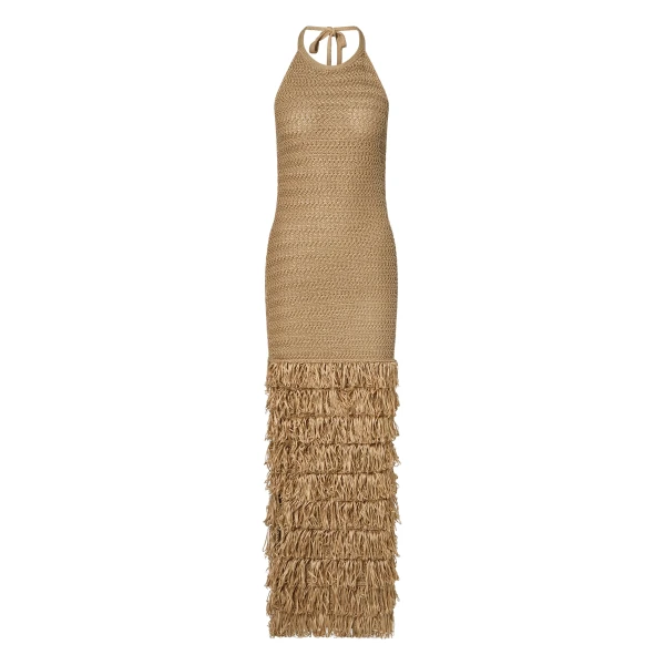 Elissa Maxi Dress in Sand